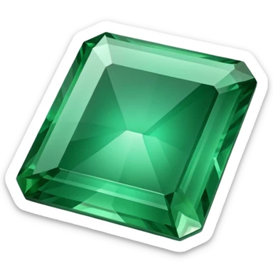 Emerald sticker