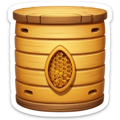 shake the bee hive sticker