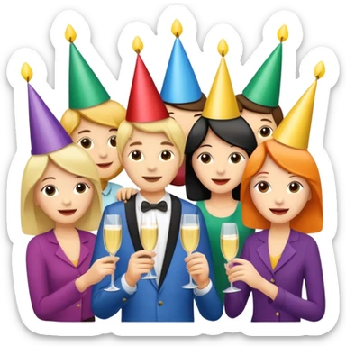 Birthday celebration  sticker