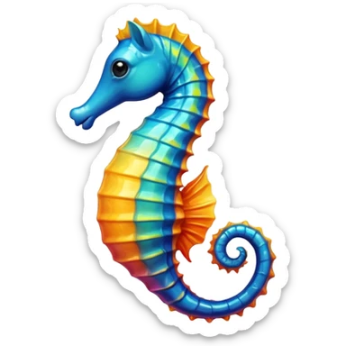 Seahorse - чтобы выглядил как настоящий эмодзи sticker