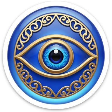 Turkish amulet against the evil eye sticker