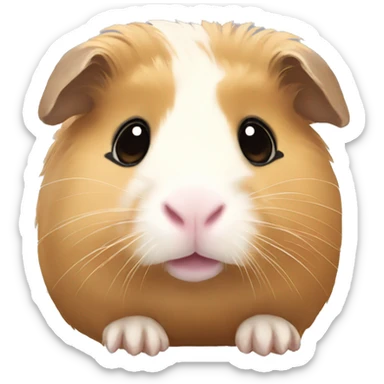 beige Guinea pig sticker