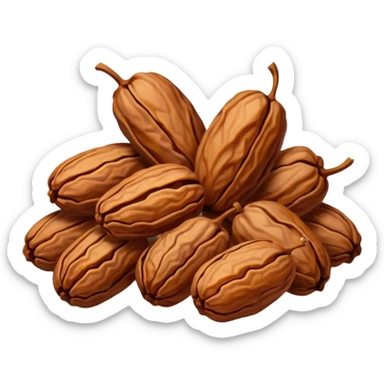 Walnut dates sticker