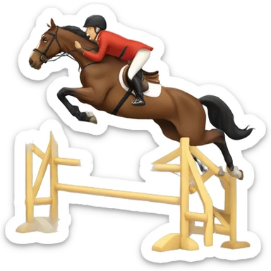 Equestrian Jump  sticker