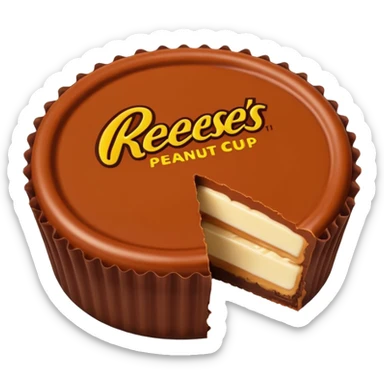 reeses peanut butter cup sticker