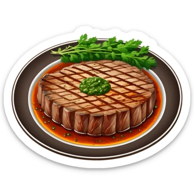 tira de asado argentino sticker