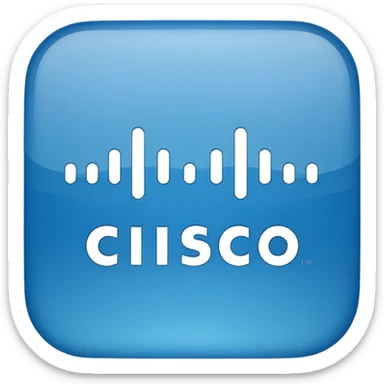 create an emoji that represents cisco networks  sticker