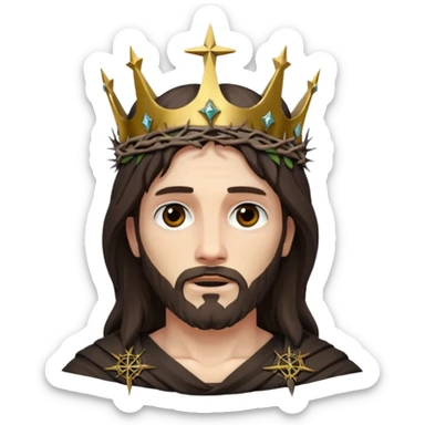 Make a satan Jesus sticker