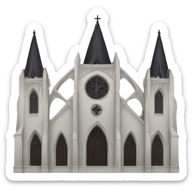 Goth cathedral emojis  sticker