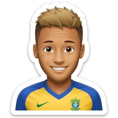 Neymar JR Brazil kit sticker