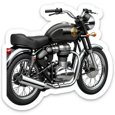 Royal enfield bike emoji sticker