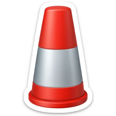 cone cap object sticker