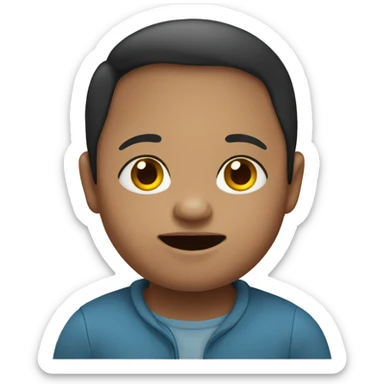 Down syndrome person sticker