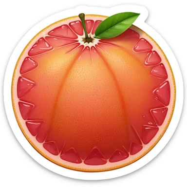 Grapefruit sticker