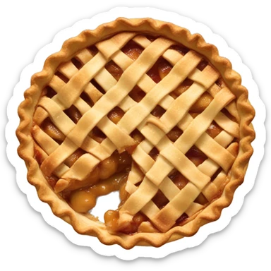 apple pie sticker