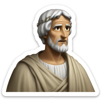 AI on a famouse poetry Dante Alighieri sticker