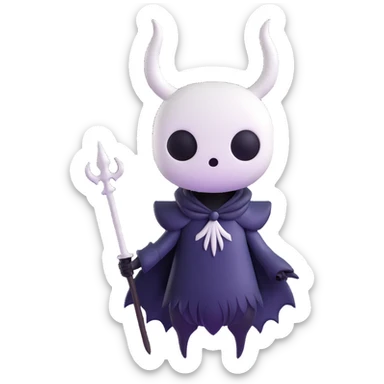 Hollow Knight character sticker