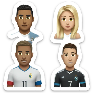 Ishowspeed and Ronaldo doing the suiii sticker