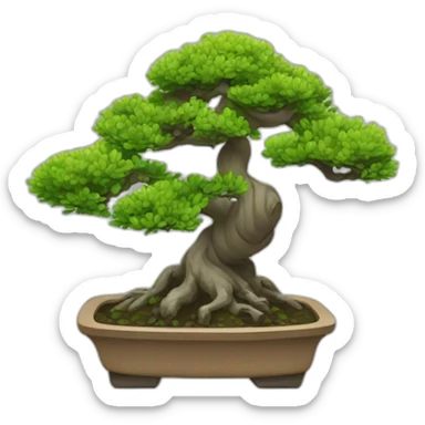 Bonsai sticker