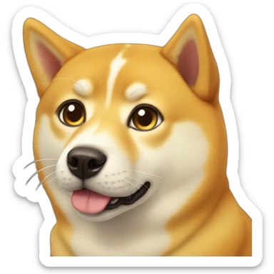 doge cat sticker