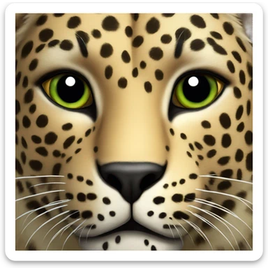 Leopard sticker