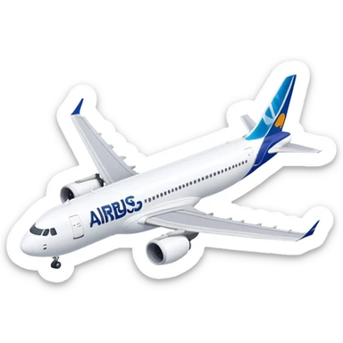 Airbus A320 - Airbus (Model Year: 2022) (Iconic colour: White) sticker