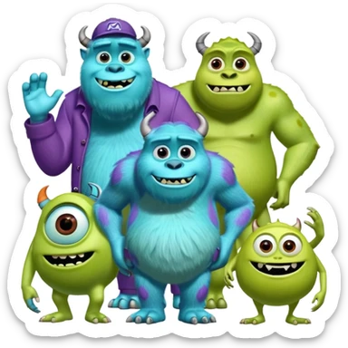 Monsters Inc sticker