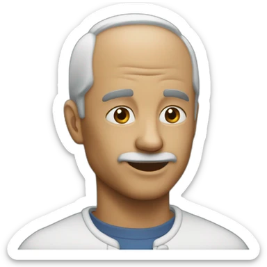 lou qui hurle a la pleine lune sticker