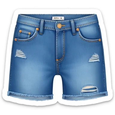 denim shorts sticker
