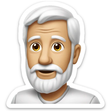 Père Noël Gross est mignon  sticker