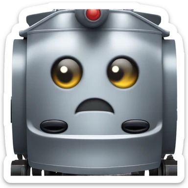 A electric locomotive (With little shiny black Kirby eyes) sticker