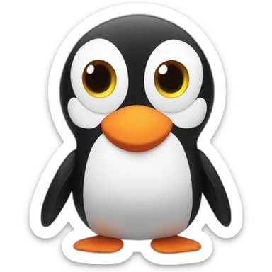 pingu noot noot sticker