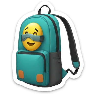 hidration backpack sticker