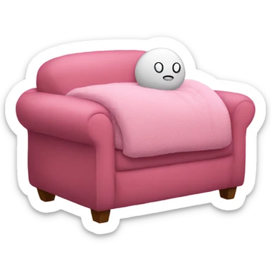 Pink cozy sticker