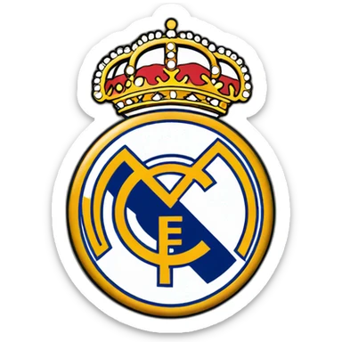 Escudo del real Madrid sticker