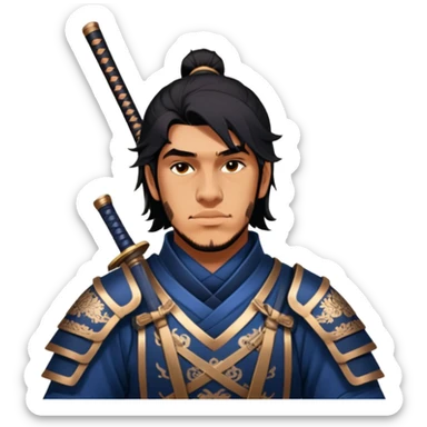 Vigilant Samurai sticker