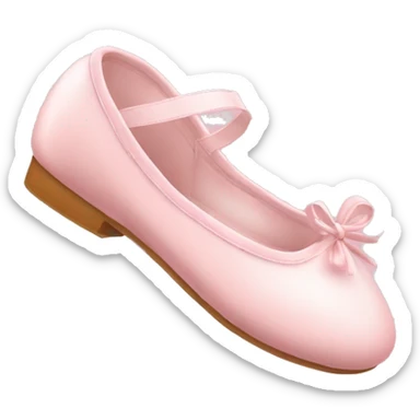 Ballerina shoes baby pink sticker