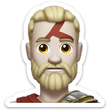 kratos mashup son gohan sticker