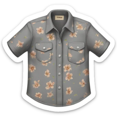 Vintage shirt with the name Shada haven sticker