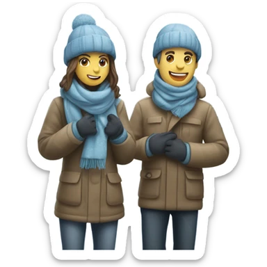 Cold weather sticker