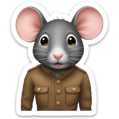 Raton laveur amoureux sticker