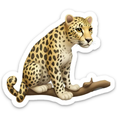 Eno leopard  sticker
