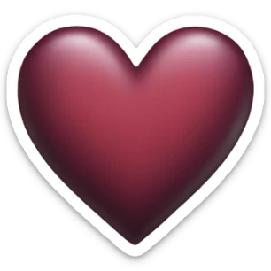 Giant heart with the name Nior in it sticker