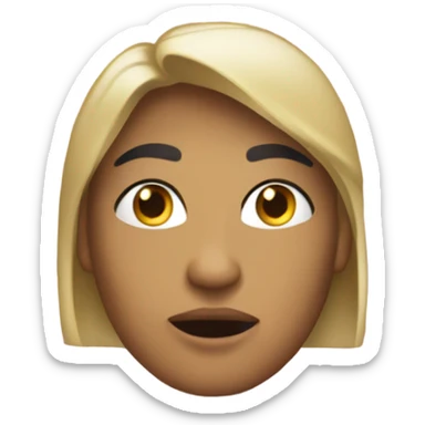 Cara súper enojada sticker