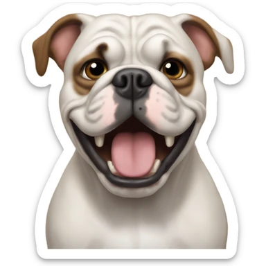 Burbank bulldog sticker