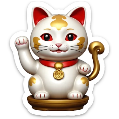 maneki neko sticker