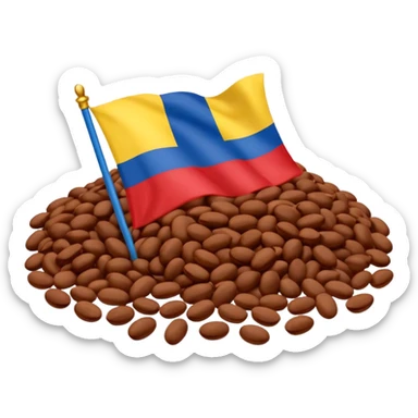 no, I need the beans and the colombian flag sticker