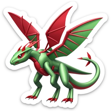 Vikavolt-Flygon-Genesect-Miraidon-fusion, full body sticker