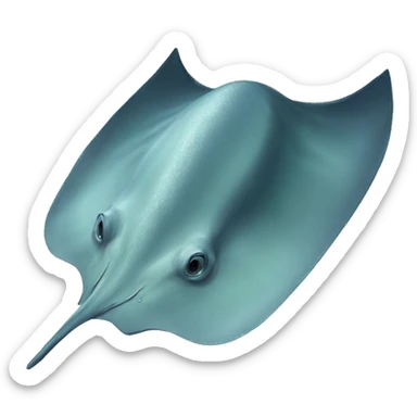 Unrealistic Stingray sticker