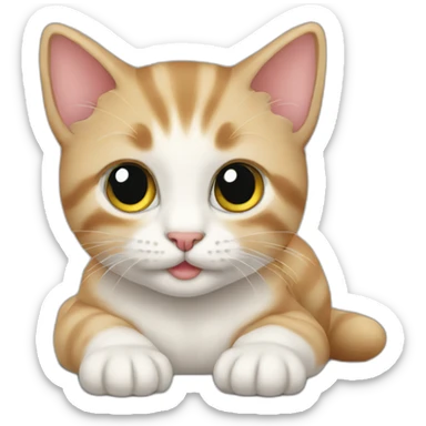 kitten sticker